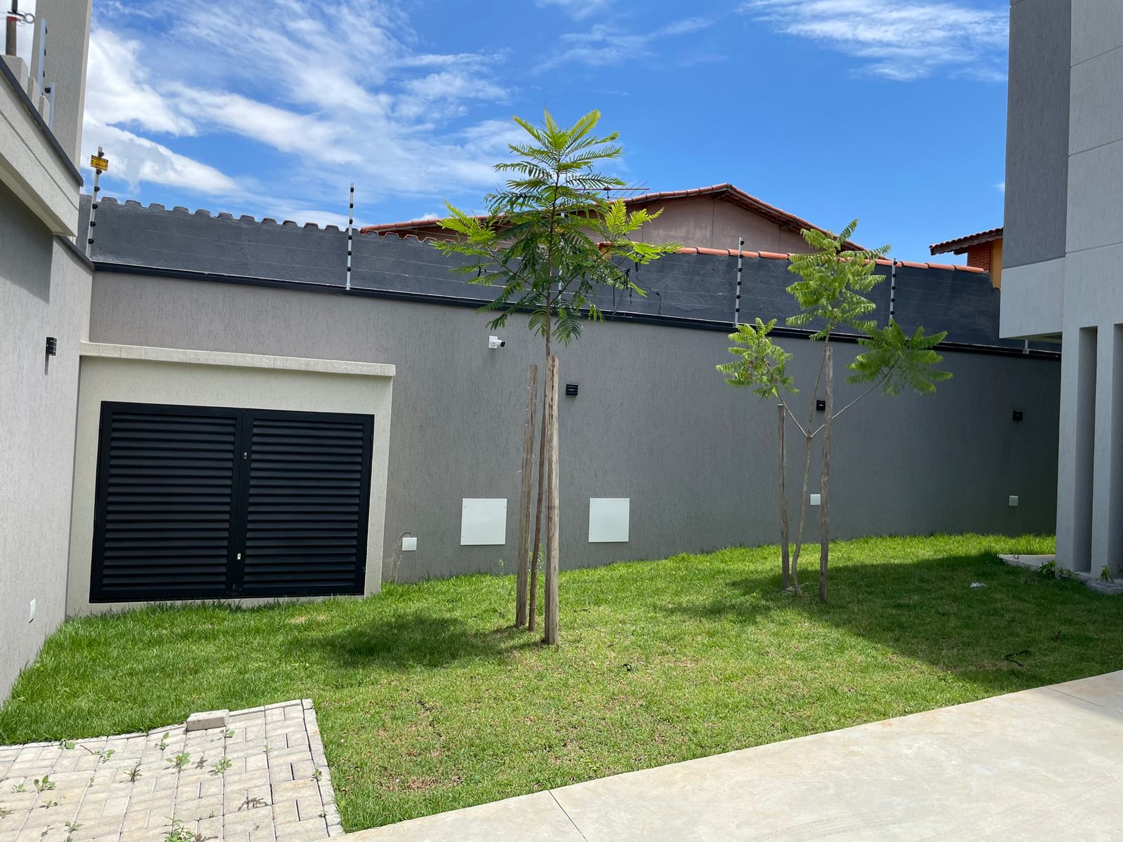 Varanda com vista da cidade